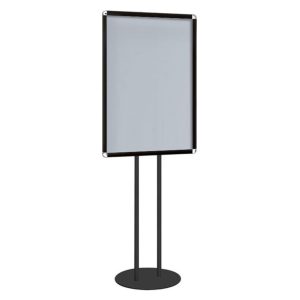 PBCRA101N-cornice-espositore-pubblicitario-70x100-nera-piantana