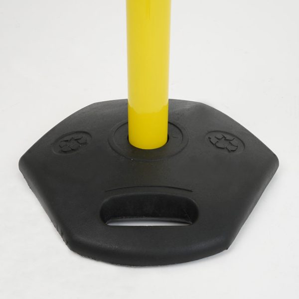 PBCOT502-colonnina-a-nastro-gialla-per-cantieri-base-con-maniglia