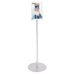 PBS505ZD-porta-avvisi-A4-in-plexiglass-da-terra-verticale-personalizzato