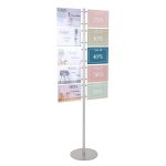 PBS558-espositori-porta-avvisi-dieci-tasche-plexiglass