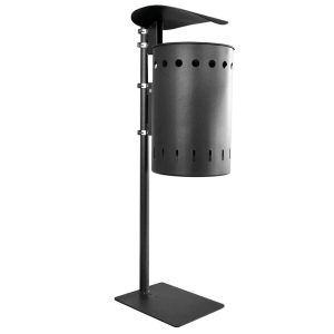 CEV001-cestino-arredo-urbano-autoportante-nero