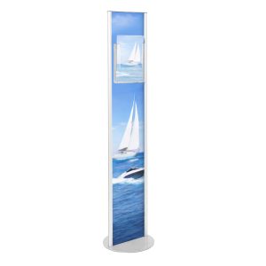 espositore-porta-deplinat-A4-autoportante-con-pannello-stampato 2